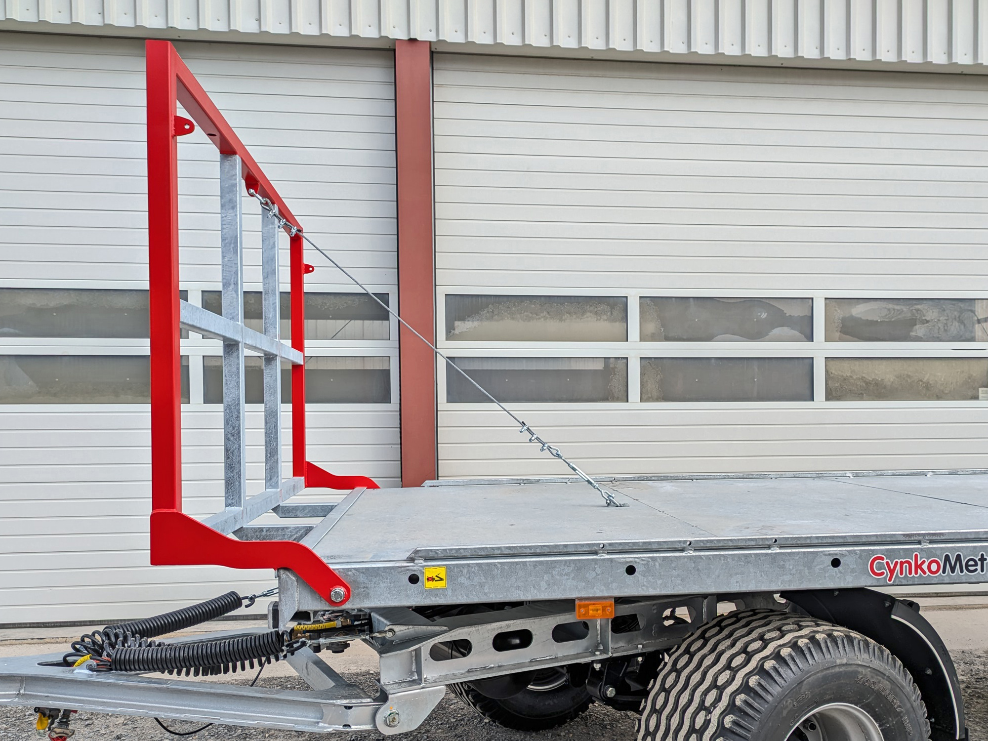 Ballenwagen CynkoMet 19t – Halteseil vorne Ballenwagen CynkoMet 19t - Halteseil vorne