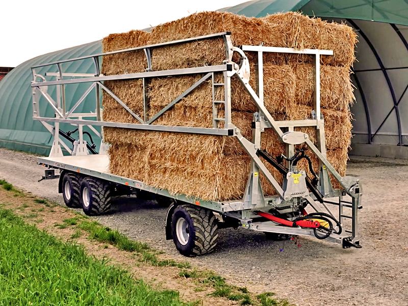 Ballenwagen CynkoMet 24t-H2 mit Teil-Ladung